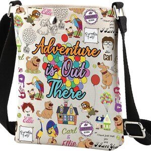 Adventure Is Out There Crossbody Bag Polyester Travel Gift for Fans
